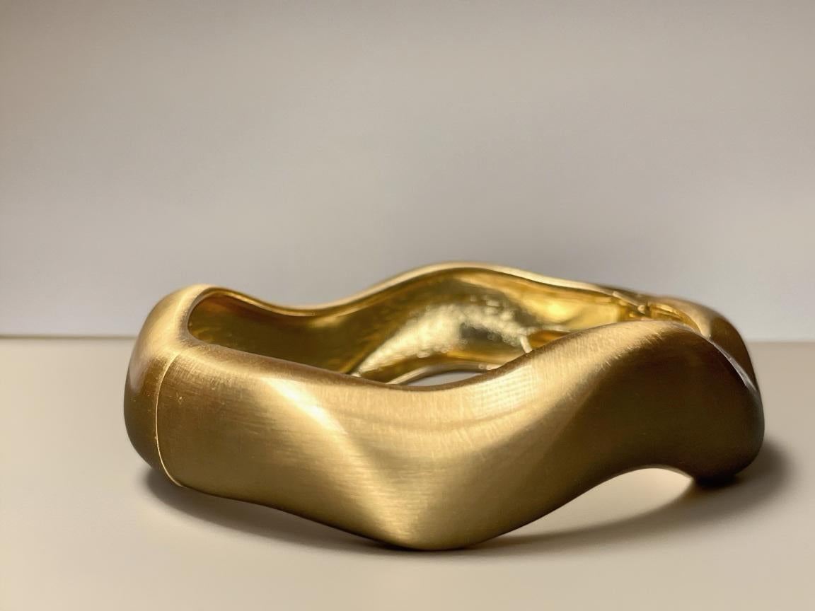 Golden Wave Bangle