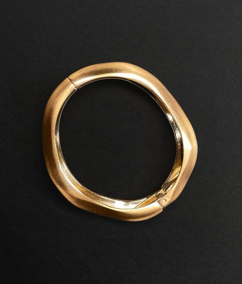 Golden Wave Bangle