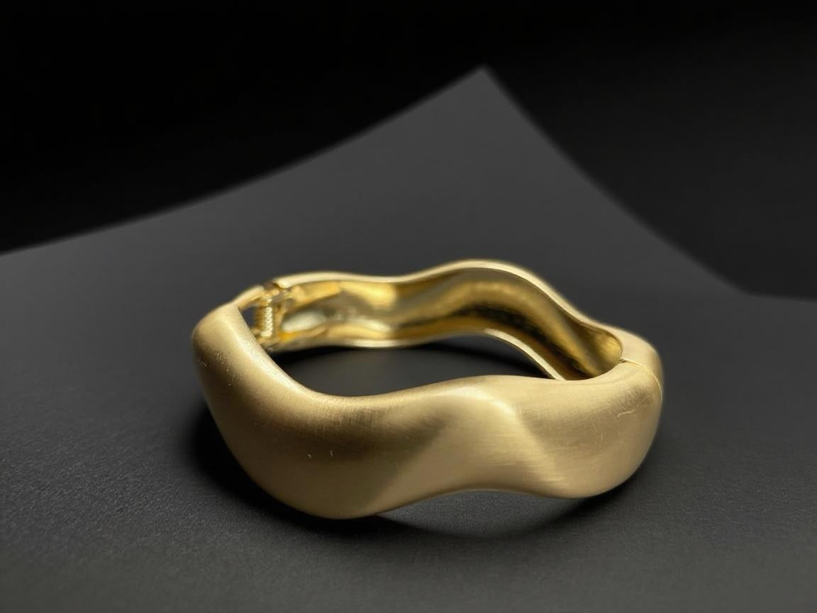 Golden Wave Bangle